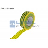 Páska izolačná PVC 20m 19x0,15mm zeleno/žltá -SeKi- s3